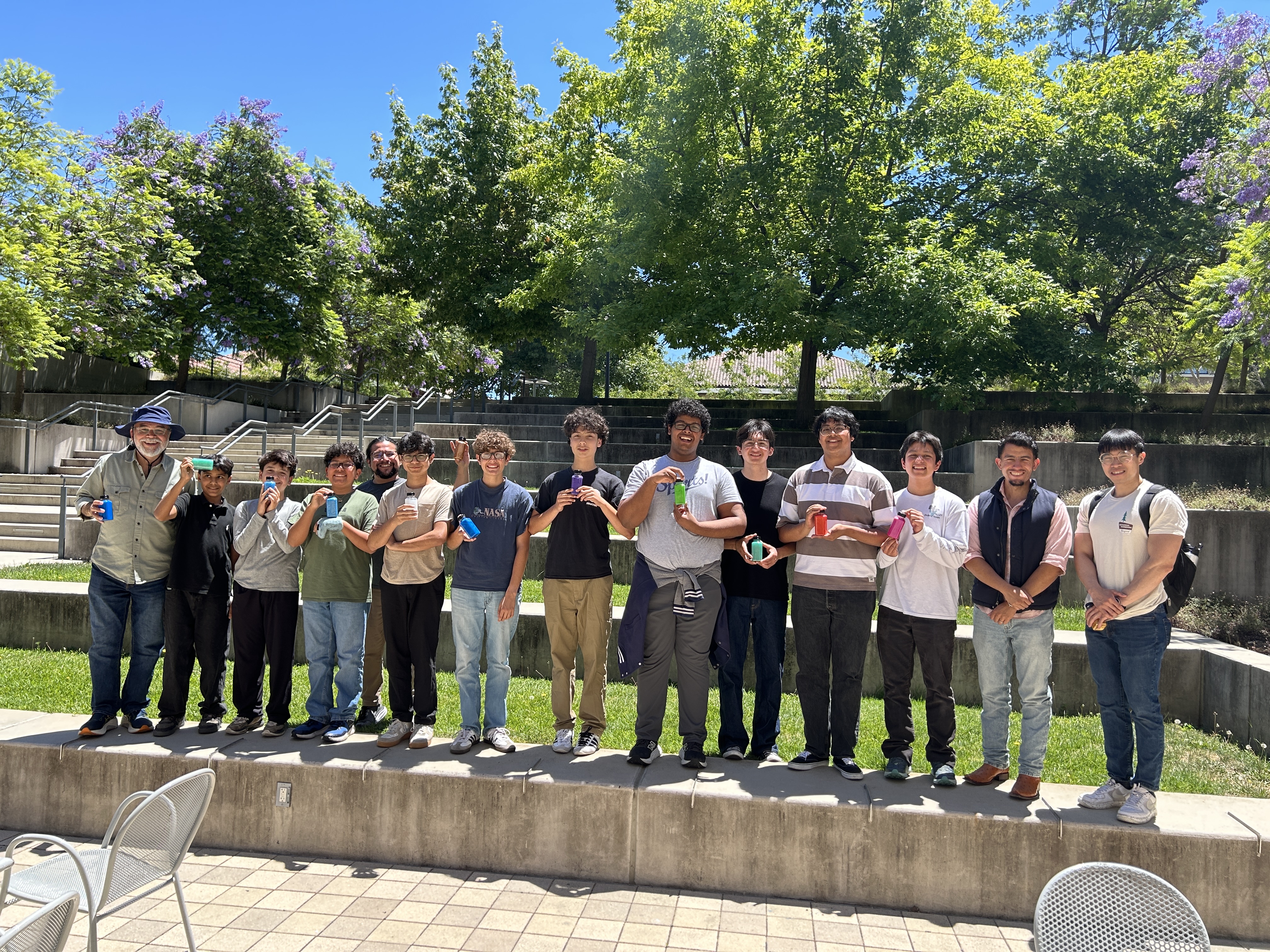 Outreach session teaching kids about physics and mechanics