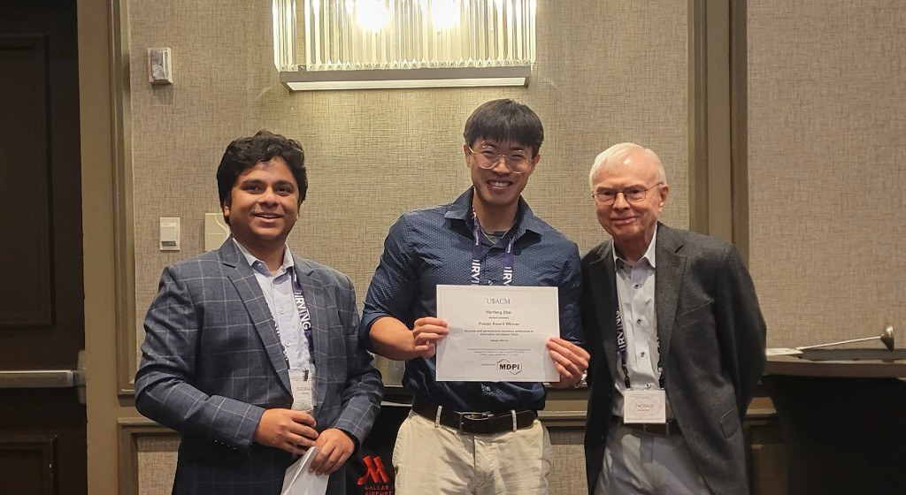 AESCAPE 2026 Best Poster Award with Thomas J.R. Hughes