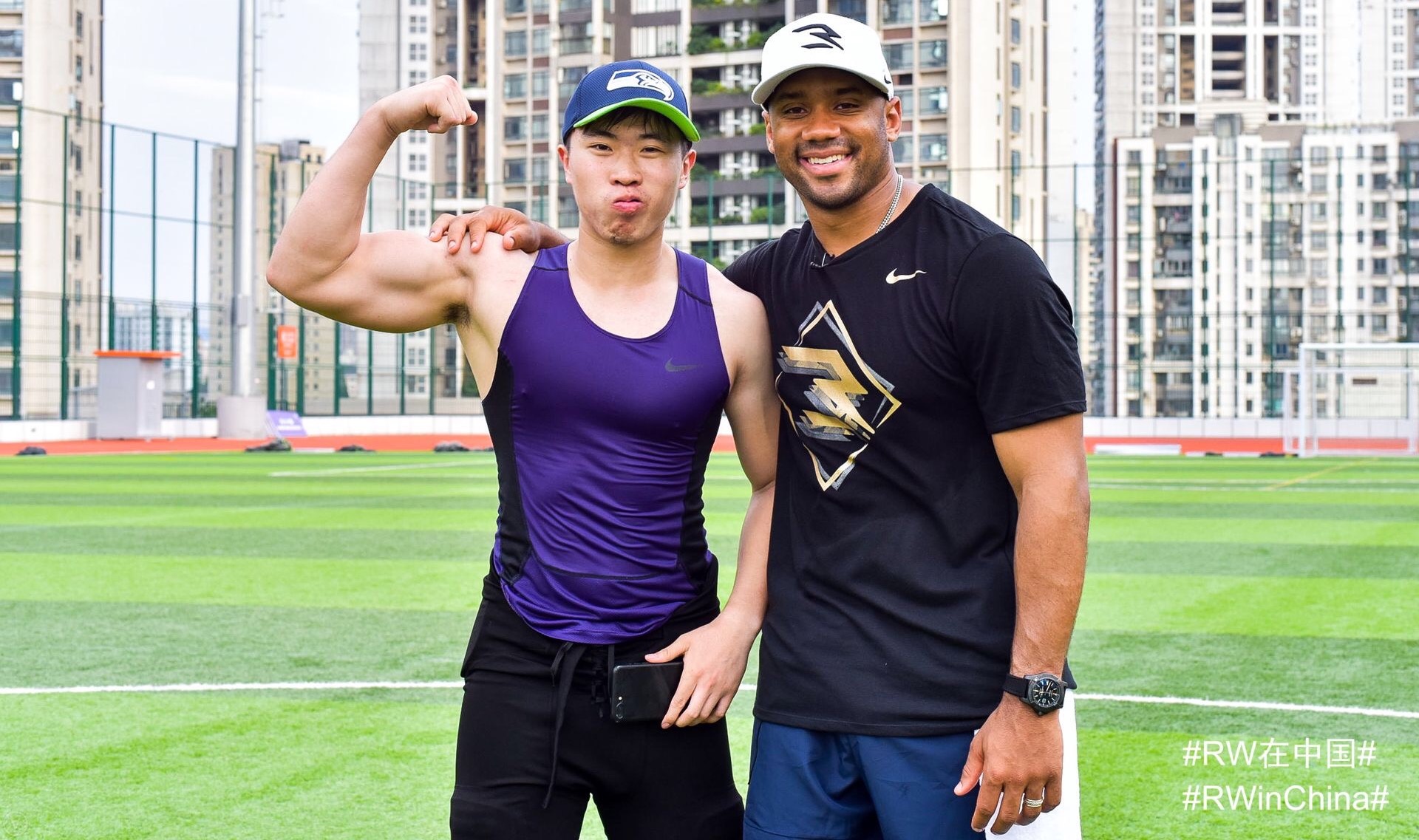 With Russell Wilson